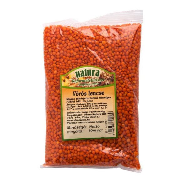 NATURA VÖRÖSLENCSE 250G