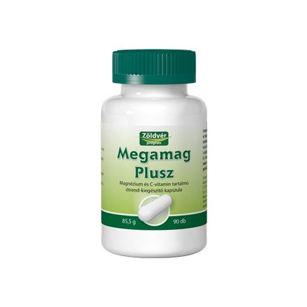 Zöldvér megamag plusz magnézium és c-vitamin kapszula 90db