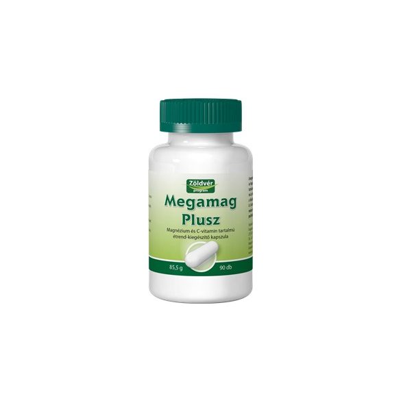 Zöldvér megamag plusz magnézium és c-vitamin kapszula 90db