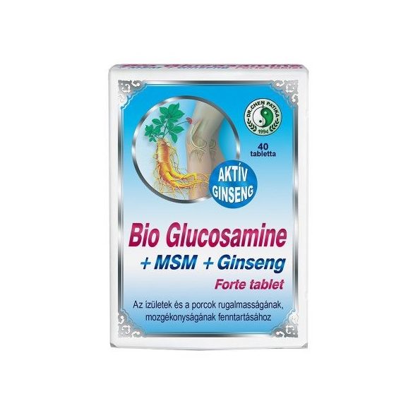 DR.CHEN BIOGLUCOSAMINE + MSM + GINSENG FORTE TABLETTA 40DB