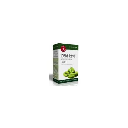 INTERHERB NAPI 1 ZÖLD KÁVÉ EXTRAKTUM 300MG+KRÓM 30DB