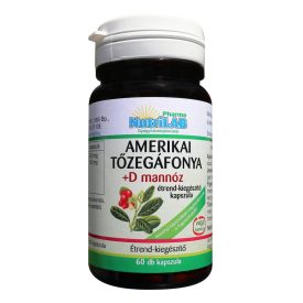 NUTRILAB AMERIKAI TŐZEGÁFONYA+D MANNÓZ KAPSZULA 30DB