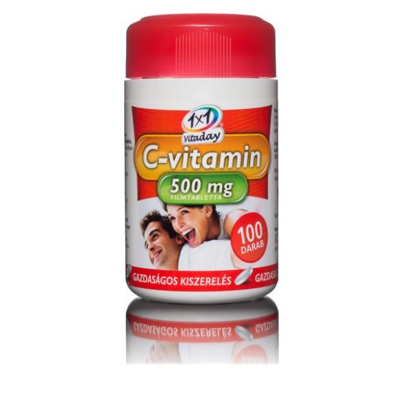 1x1 Vitaday filmtabletta c-vitamin 500mg 100db