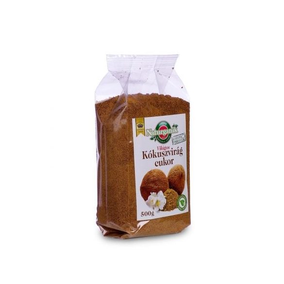 Naturganik kókuszvirág cukor világos 500g