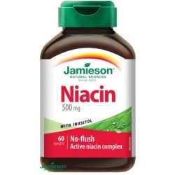 JAMIESON NIACIN TARTALMÚ TABLETTA INOZITTAL 60DB