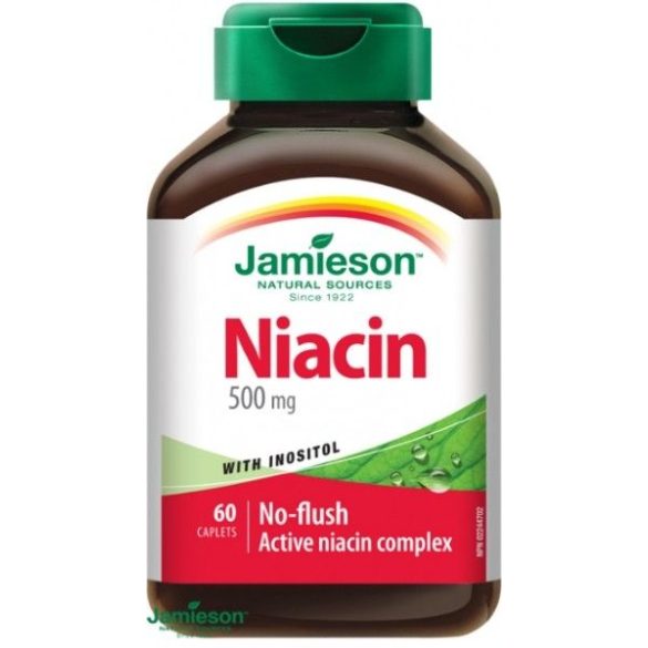 JAMIESON NIACIN TARTALMÚ TABLETTA INOZITTAL 60DB