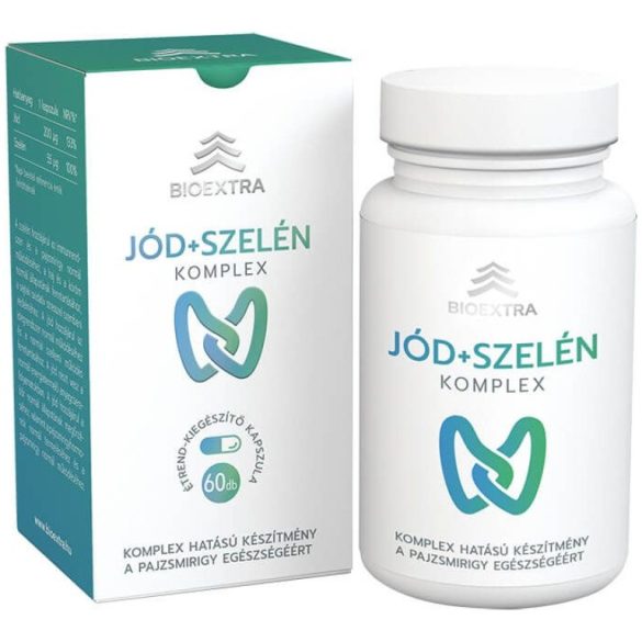 BIOEXTRA JÓD + SZELÉN KOMPLEX ÉTREND-KIEGÉSZÍTŐ KAPSZULA 60DB