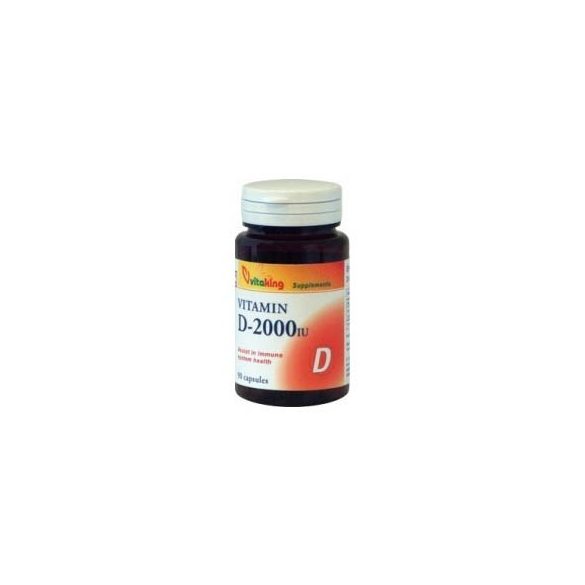 VITAKING D-VITAMIN 2000IU LÁGYZSELATIN KAPSZULA 90DB