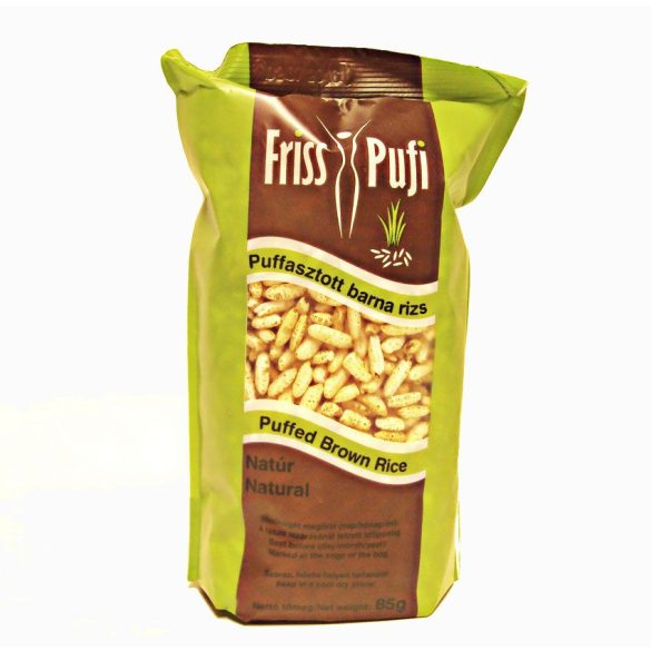 FRISS PUFI PUFFASZTOTT BARNA RIZS NATÚR 85G