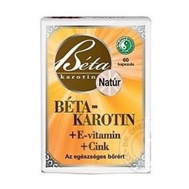   DR.CHEN BÉTA-KAROTIN + E-VITAMIN+CINK LÁGYZSELATIN KAPSZULA 60DB