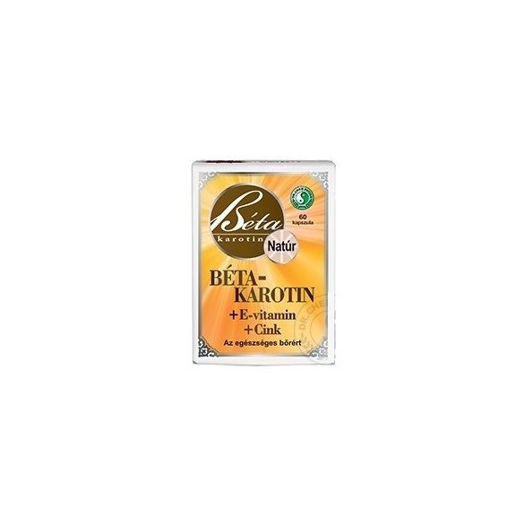 DR.CHEN BÉTA-KAROTIN + E-VITAMIN+CINK LÁGYZSELATIN KAPSZULA 60DB