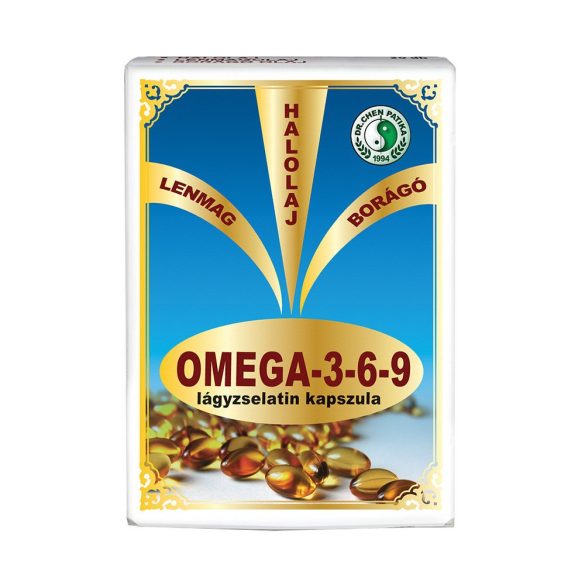 DR.CHEN OMEGA-3-6-9 LÁGYZSELATIN KAPSZULA 30DB
