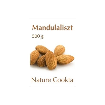 NATURE COOKTA MANDULALISZT 500G
