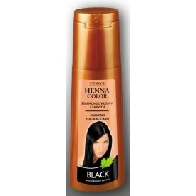 Henna Color hajsampon gyógynövényes fekete hajra 250ml