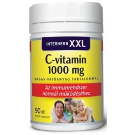   Interherb xxl c-vitamin 1000mg tabletta 90db (cink+ bioflavonoidok)