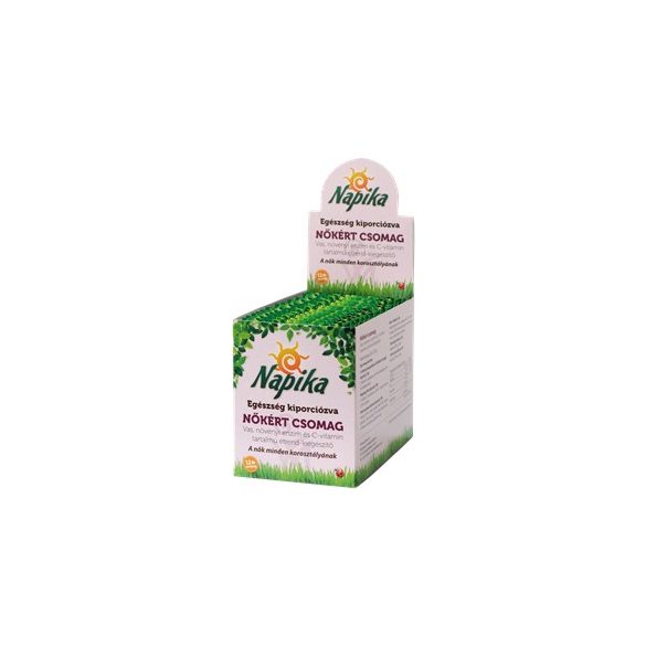 Napika nőkért csomag vas+növényi enzim+c-vitamin 12db