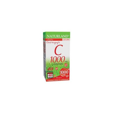 Naturland C-vitamin tabletta 1000mg  40db