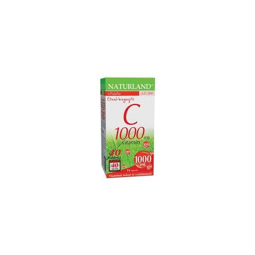 Naturland C-vitamin tabletta 1000mg  40db