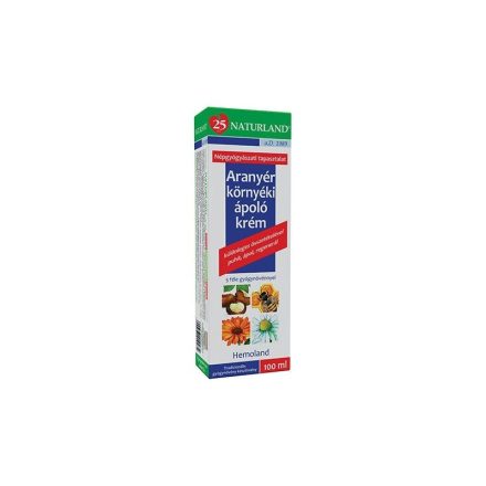 Naturland aranyér környéki ápoló krém 100ml