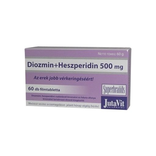 Jutavit diozmin+heszperidin 500mg tabletta 60db