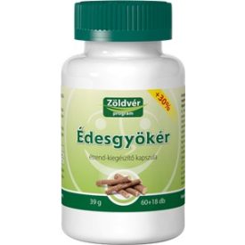 Zöldvér édesgyökér kapszula 60+18db