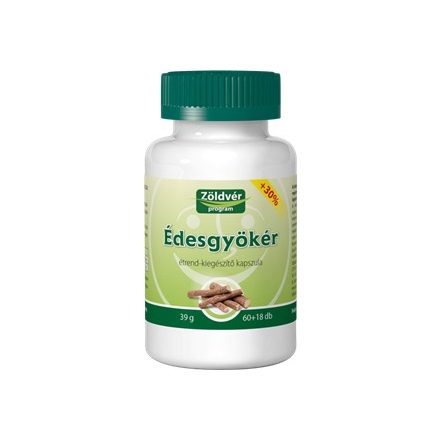 Zöldvér édesgyökér kapszula 60+18db