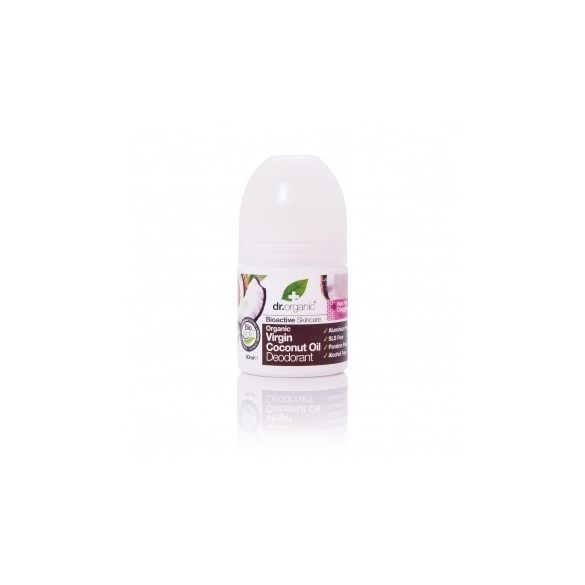 Dr.organic golyós dezodor bio szűz kókuszolajjal 50ml