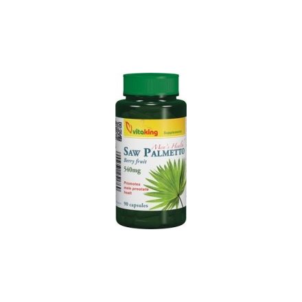 VITAKING SAW PALMETTO FŰRÉSZPÁLMA 540MG KAPSZULA 90DB