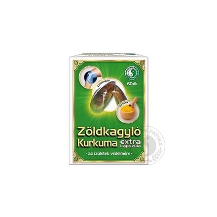 DR.CHEN ZÖLDKAGYLÓ KURKUMA KAPSZULA EXTRA 60DB
