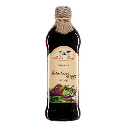 Méhes Mézes szörp rebarbarás meggyes 500ml