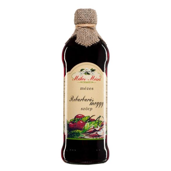 Méhes Mézes szörp rebarbarás meggyes 500ml