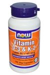 Now  vitamin d-3 és k-2 kapszula 120 db