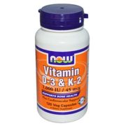Now  vitamin d-3 és k-2 kapszula 120 db