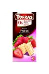 TORRAS HOZZÁADOTT CUKOR NÉLKÜL EPRES FEHÉRCSOKOLÁDÉ 75G