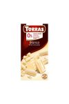 TORRAS HOZZÁADOTT CUKOR NÉLKÜL FEHÉRCSOKOLÁDÉ 75G
