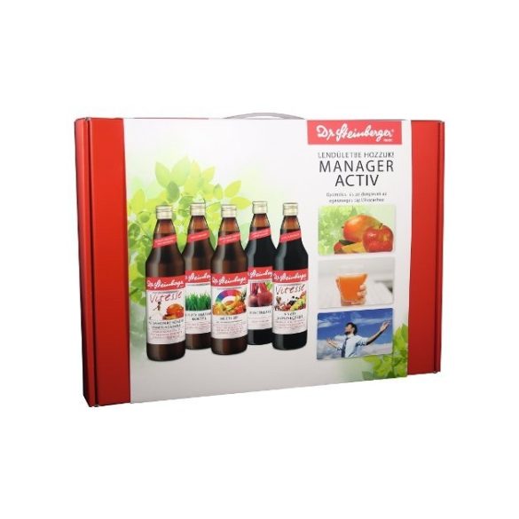 DR.STEINBERGER GYÜMÖLCS ÉS ZÖLDSÉGLEVEK MANAGER ACTIV 5X750ML