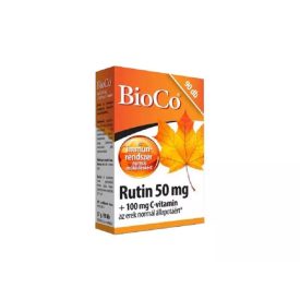 BIOCO RUTIN 50MG + 100MG C-VITAMIN TABLETTA 90DB