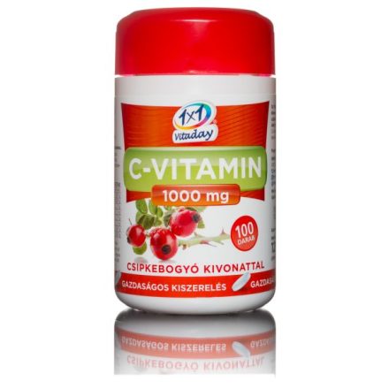1x1 Vitaday c-vitamin csipkebogyós 1000mg  tabletta 100db