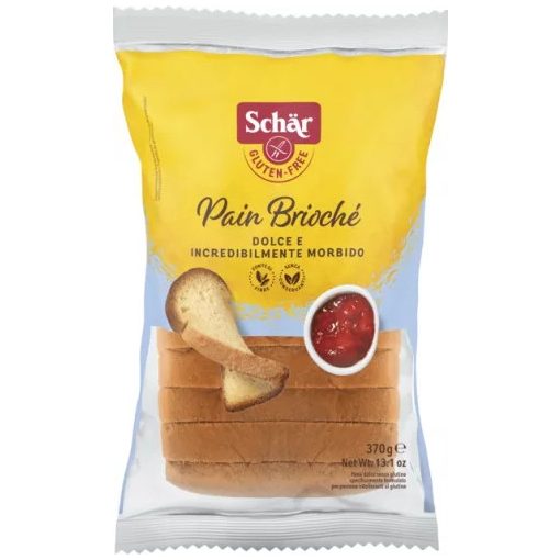Gluténmentes schar pan brioche édes kenyér 370g