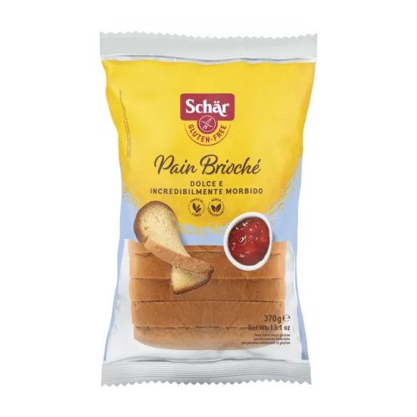 GLUTÉNMENTES SCHÄR PAIN BRIOCHE ÉDES KENYÉR 370G