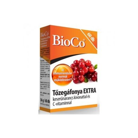 Bioco tőzegáfonya extra tabletta c-vitaminnal 60db