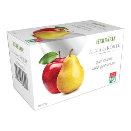 Herbária gyümölcstea alma-körte filteres 40g
