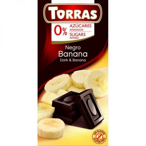 Diabetikus tejcsokoládé banános 75g 
