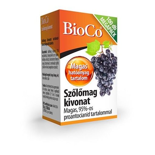 Bioco szőlőmag kivonat tabletta Megapack 100db
