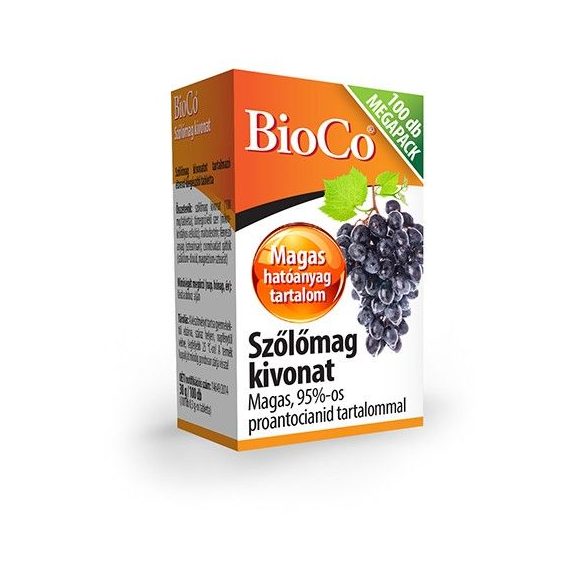 BIOCO SZŐLŐMAGKIVONAT MEGAPACK 100DB