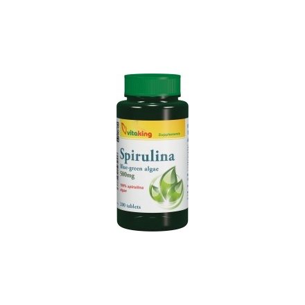 Vitaking Spirulina alga tabletta 200db