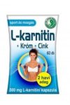 DR.CHEN L-KARNITIN 500 + KRÓM + CINK KAPSZULA 60DB