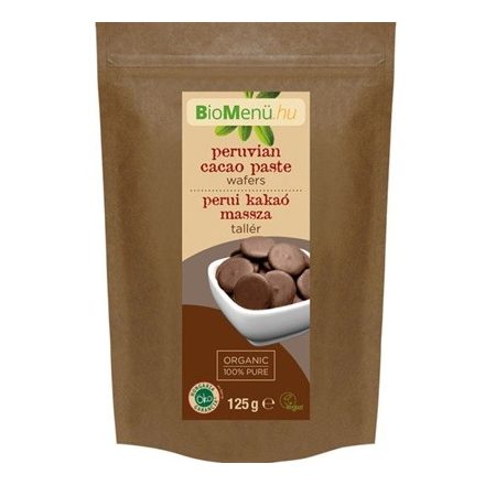 BIO BIOMENÜ KAKAÓMASSZA TALLÉR PERUI 125G