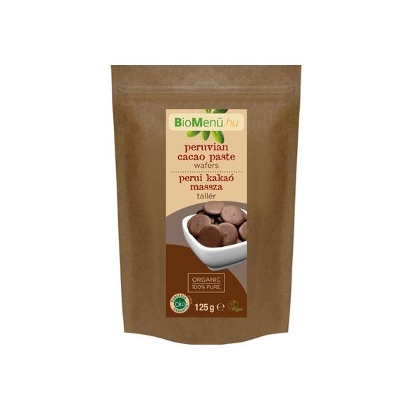 BIO BIOMENÜ KAKAÓMASSZA TALLÉR PERUI 125G