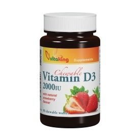 Vitaking Epres D3-vitamin 2000NE rágótabletta (90 db)